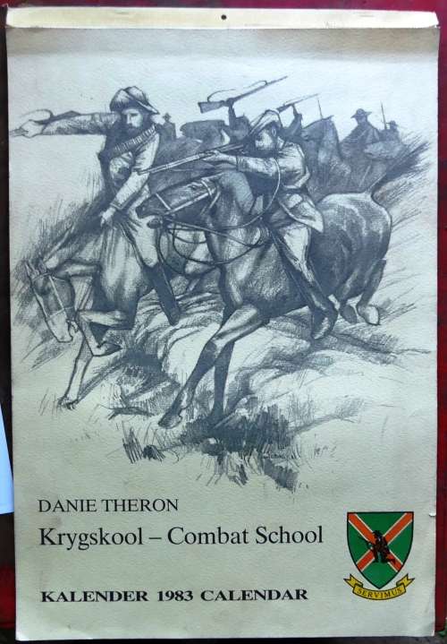 Danie Theron Krygskool Kalender - 1983 - Combat School Calendar -- Boer War Generals --