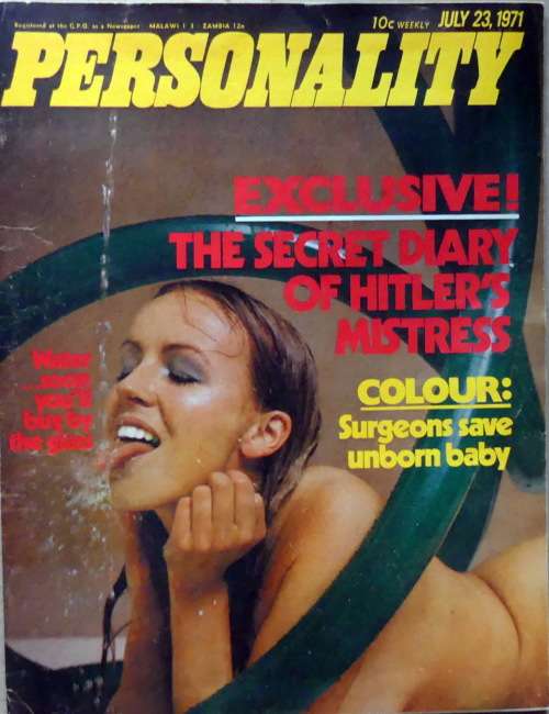 PERSONALITY Magazine - 23 July 1971 - The Secret Dairy of Hitler's Mistress