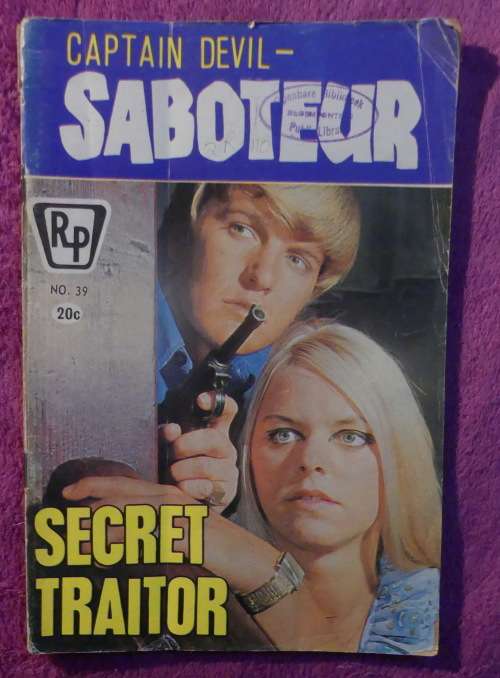 CAPTAIN DEVIL - SABOTEUR -- Fotoverhaal  -- BOOK NO 39 (English) Secret Traitor -- Photo Book