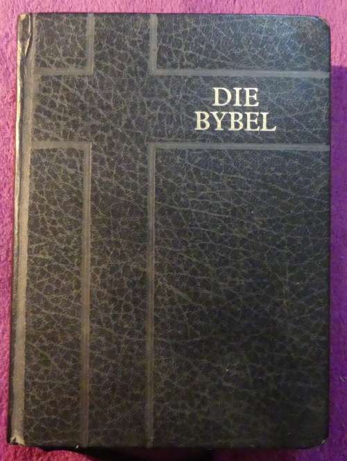 Ou 1933/53 Afrikaanse  Vertaling Bybel - gedruk 1957 (met duim indeks) Naslaan uitgawe