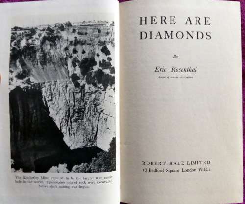 Here Are Diamonds by Eric Rosenthal (First print 1950)