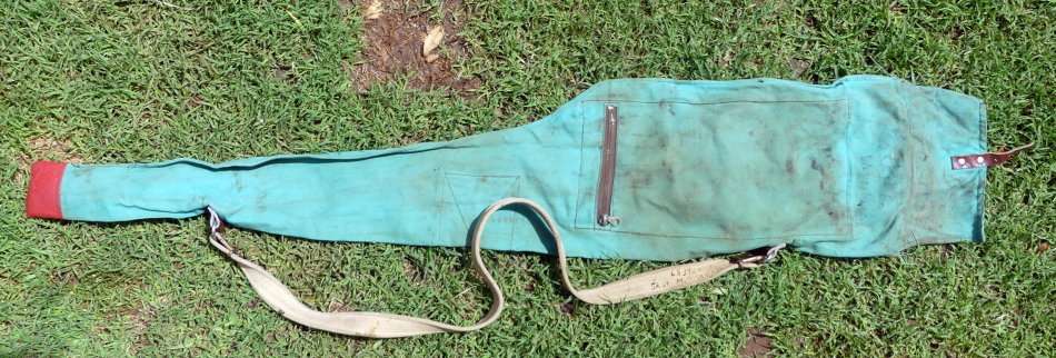 SADF R1 Rifle Bag -- (Belonged to Skut M Steyn, no   2 SAI,  Walvisbaai) 1960's  / SAW R1 Geweersak