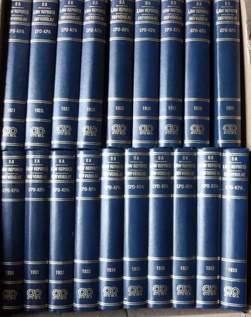 SUID AFRIKAANSE HOFVERSLAE KAAP - 1850-1946 - SOUTH AFRICAN LAW REPORTS CAPE - 85 Vol