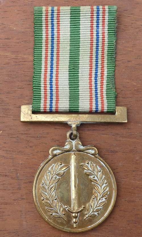SA RAILWAYS POLICE MEDAL FOR COMBATING TERRORISM  -- Full Size Medal -- Unnamed  -- SAR/SAS --