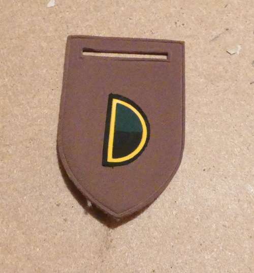 Infantry FOXTROT COMPANY  shoulder Flashes