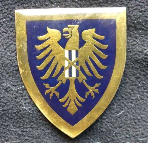 SA Police Special Guard Unit Shoulder Flash -- Metal flash