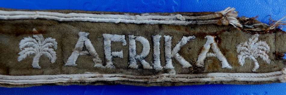 GERMAN WWII -- AFRIKA Corps CUFF TITLE