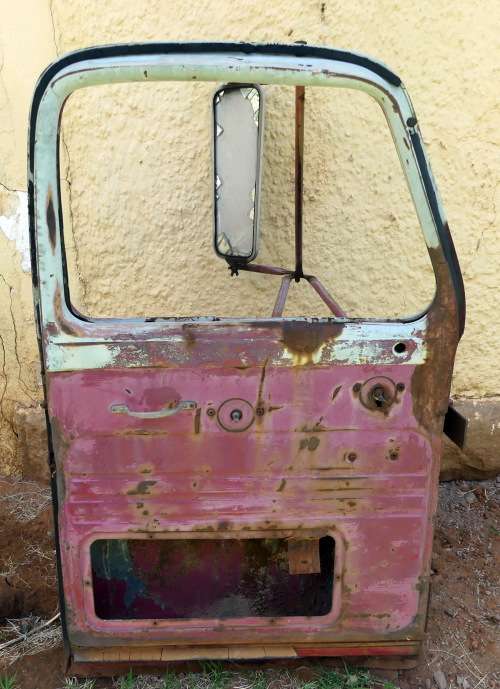 Beautiful Old International SAS Truck Door -- South African Railway Truck Door (SAR)-- SA Spoorwee