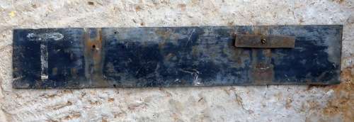 Vintage TAUTE Street -- Metal street Name Board