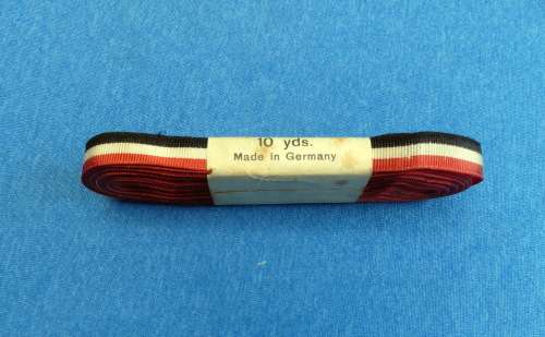 9.1 Meter Roll of Original German Medal Ribbon in Original packaging.
