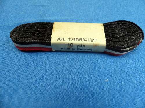 9.1 Meter Roll of Original German Medal Ribbon in Original packaging.