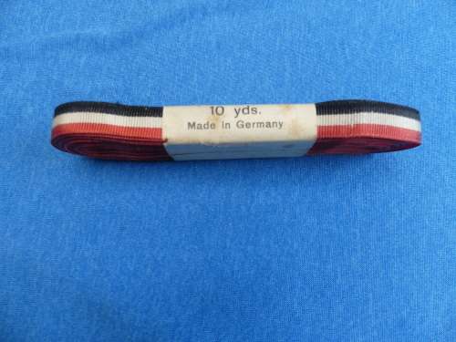 9.1 Meter Roll of Original German Medal Ribbon in Original packaging.
