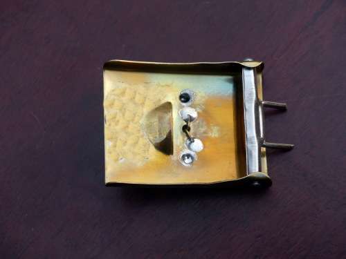 WWI German / Bavarian Belt Buckle -- 'In Treue Fest