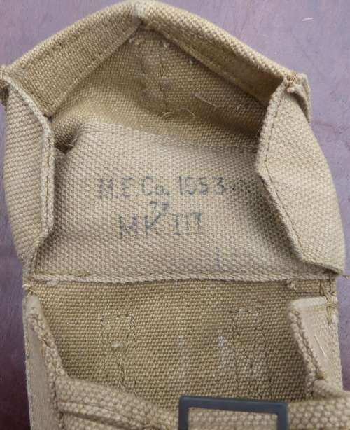MKIII British Army Webbing Pouch - 1953