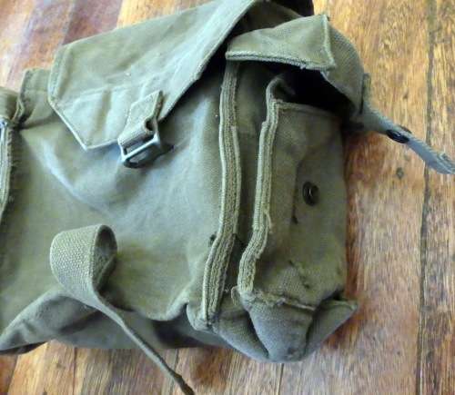 SADF Green Canvas Patrol Bag -- SAW Patrollie Sak