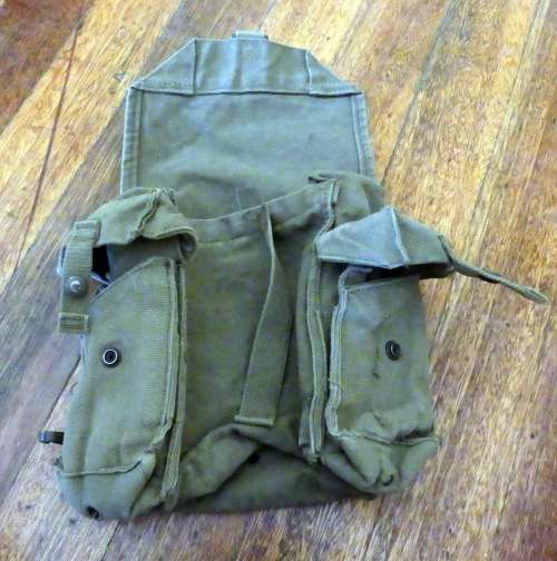 SADF Green Canvas Patrol Bag -- SAW Patrollie Sak