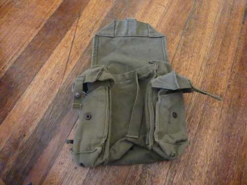 SADF Green Canvas Patrol Bag -- SAW Patrollie Sak