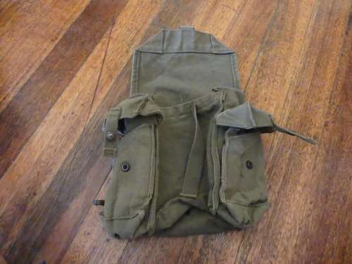 SADF Green Canvas Patrol Bag -- SAW Patrollie Sak