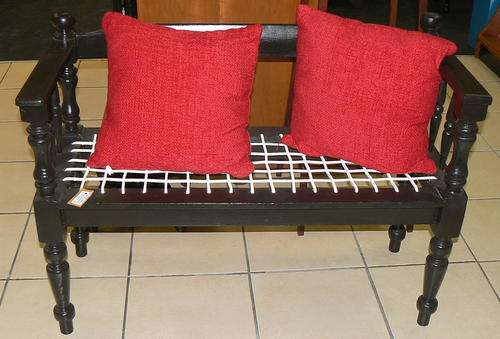 Pragtige Swart RIEMPIES BANKIE