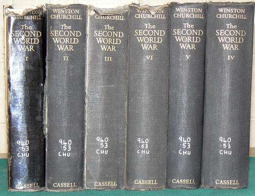 The Second World War , Winston Churchill. Vol 1-6, 1st editions