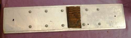 QL 525 -- Metal Number Plate