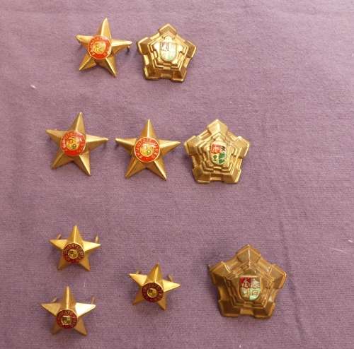 Set of SADF Metal Shoulder ranks (Lieutenant-Colonel, Colonel and Brigadier)
