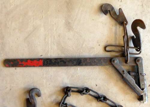 Ou Draadtrekker -- Vintage Wire fence stretcher - 48cm long