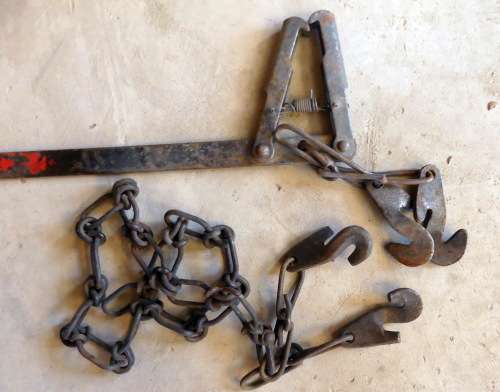 Ou Draadtrekker -- Vintage Wire fence stretcher - 48cm long