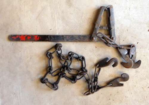 Ou Draadtrekker -- Vintage Wire fence stretcher - 48cm long