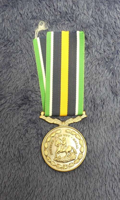 De Wet Medal / Medalje Full Size