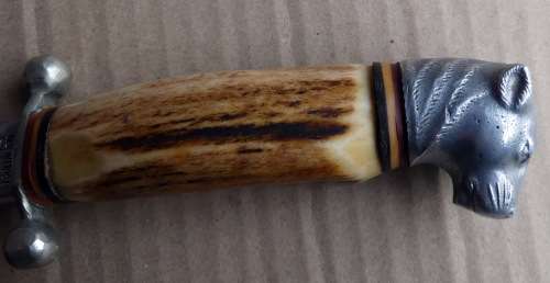 Rare Exclusive Collectors 1940`s Puma Knife with Puma Head -- Unused.