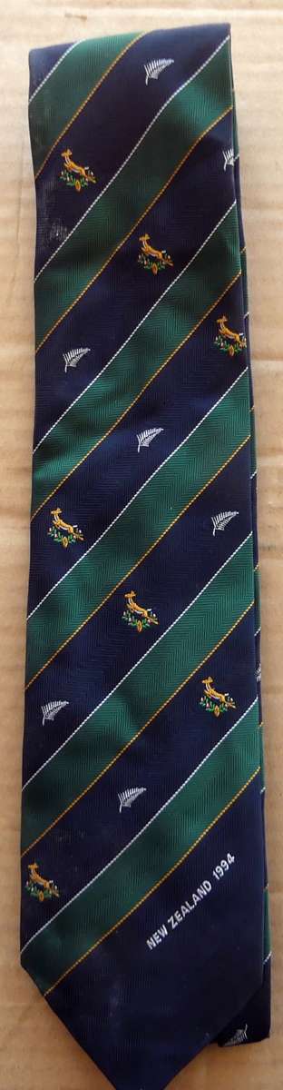 New Zealand - South Africa 1994 Rugby tie