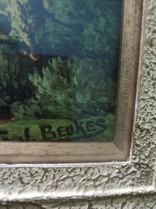 G. J. BEUKES paintings both 1951