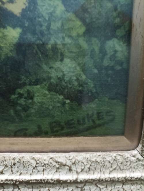 G. J. BEUKES paintings both 1951