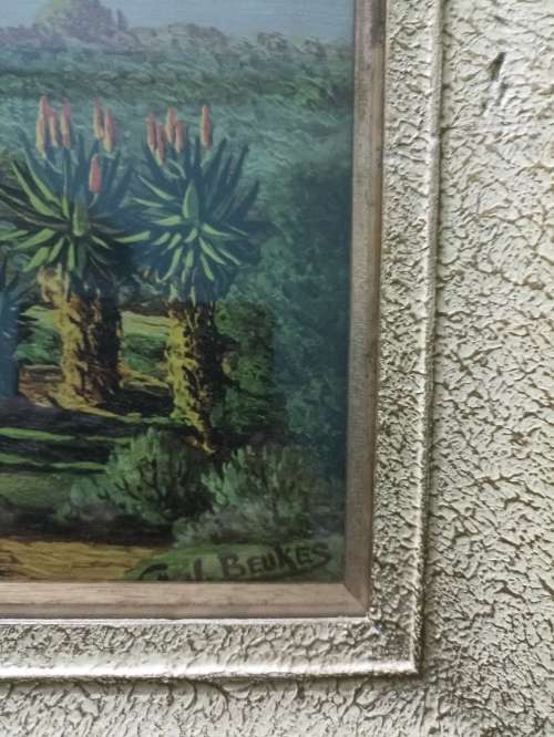 G. J. BEUKES paintings both 1951