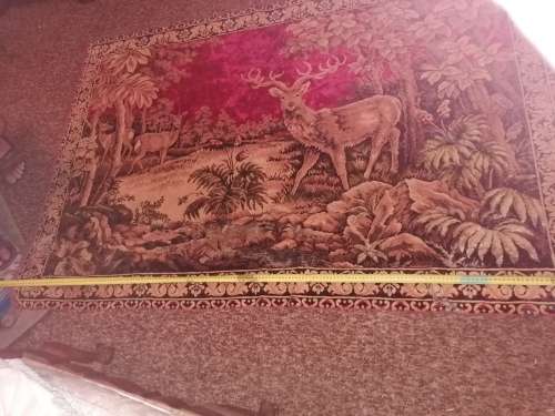 Vintage Carpet with Animal background.