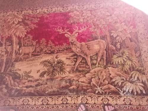 Vintage Carpet with Animal background.
