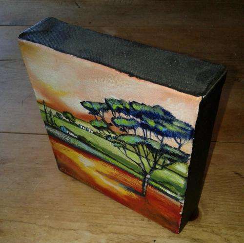 2 x LANDSCAPE Original Paintings by SA artist, Cherie Roe Dirksen - valued @R780