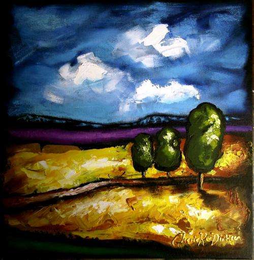 FREE COURIER!!! ---  'COUNTRY ESCAPE' --- Original Painting by SA Artist --- 355 x 355