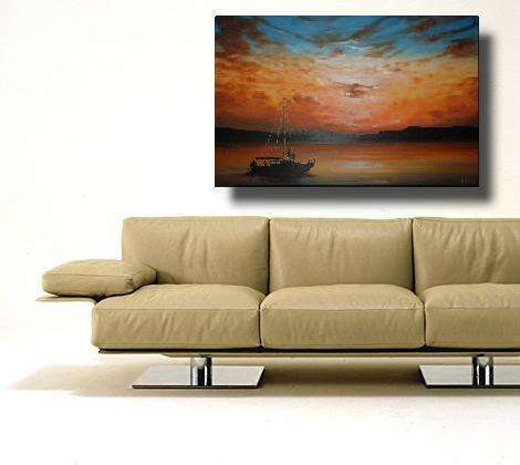 MAY CLEARANCE SALE --- FREE COURIER --- HUGE ORIGINAL PAINTING BY SA ARTIST
