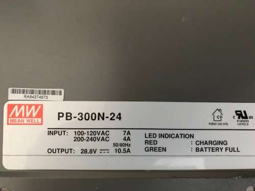 Meanwell 24V - 10.5 amps Battery charger