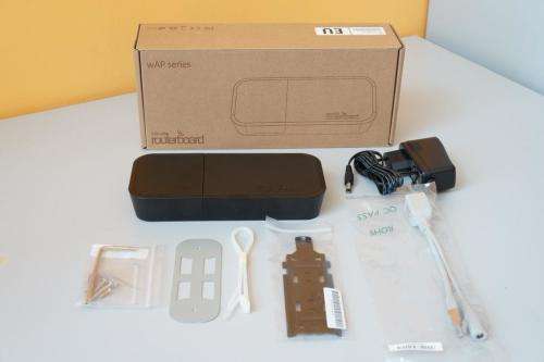 MikroTik wAP (Indoor wireless access point)