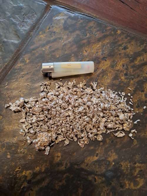 Pure Silver Bullion Granules / Nuggets - 465,3 Grams !!!