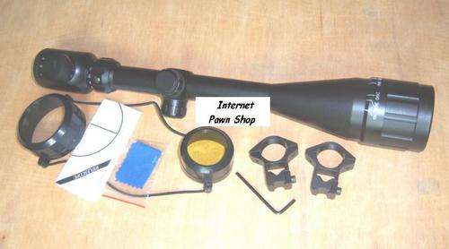 BRAND NEW ! -BUSHNELL  6-24x50 AOEG Illuminated Crosshair (Red & Green) Hunting Scope & Mounts !!!!!