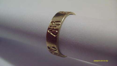 9Ct SOLID YELLOW GOLD Toe Ring !!!