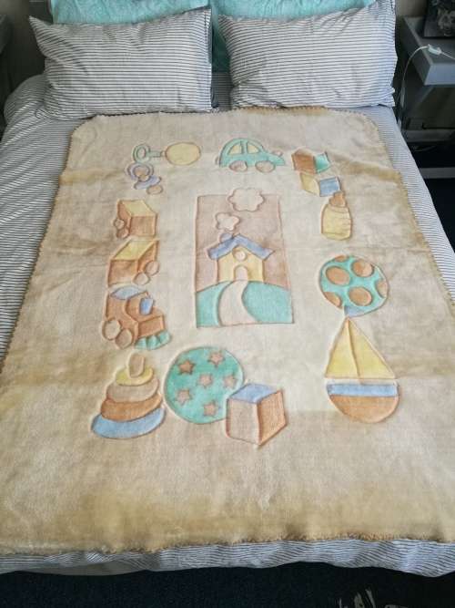 Beautiful Baby Blanket - thick and warm - ideal for our cold winter months