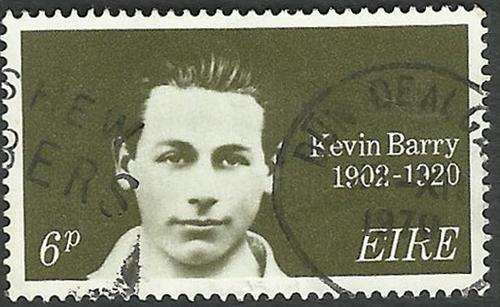 Ireland 1970 The 50th Anniversary of Kevin Barry 6p used