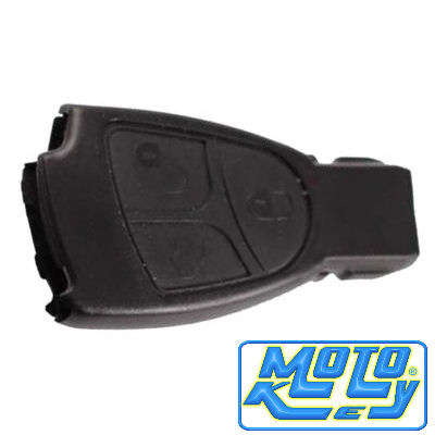 Mercedes Benz 3 Button Black IR Key Case