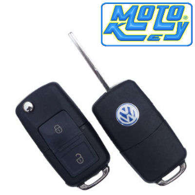 VW 2 Button FLip Key Casing