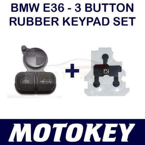 BMW E36 Replacement Key Pad Rubber + Inner Plastic Contact Pad